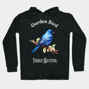 Garden Bird Indigo Bunting Hoodie